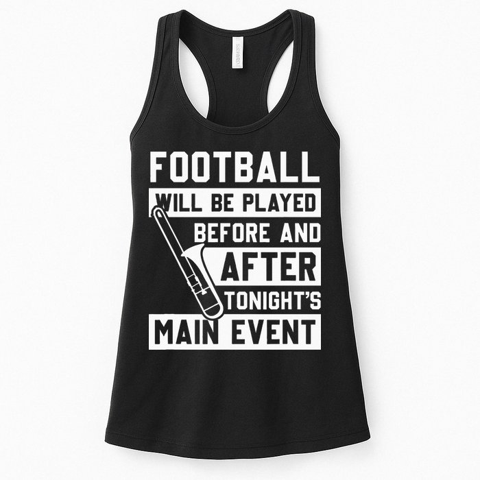 Funny Trombone Player Marching Band Womens Tank Top