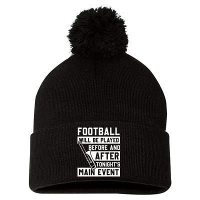 Funny Trombone Player Marching Band Pom Pom 12in Knit Beanie
