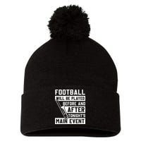 Funny Trombone Player Marching Band Pom Pom 12in Knit Beanie