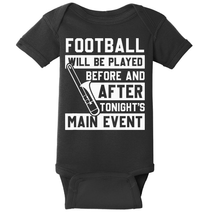Funny Trombone Player Marching Band Baby Bodysuit
