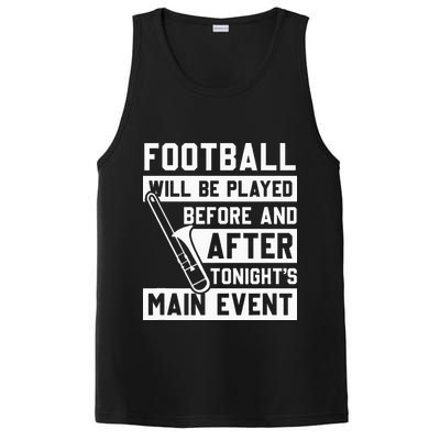 Funny Trombone Player Marching Band PosiCharge Competitor Tank