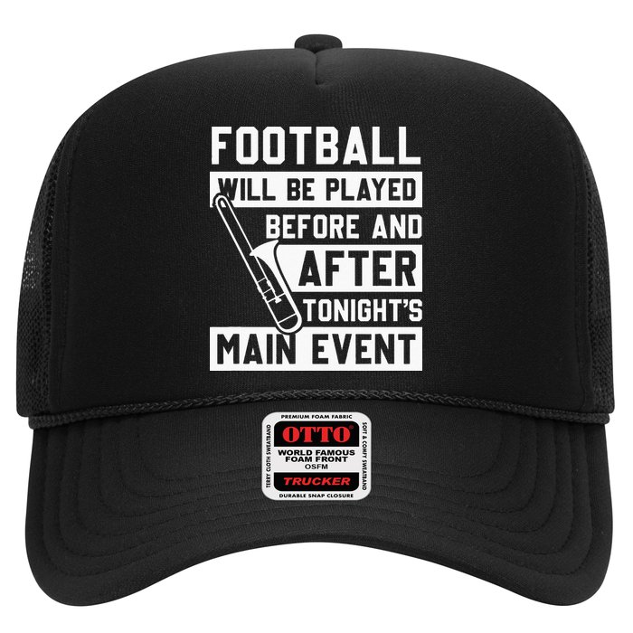Funny Trombone Player Marching Band Hat