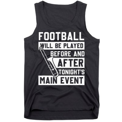 Funny Trombone Player Marching Band Tank Top