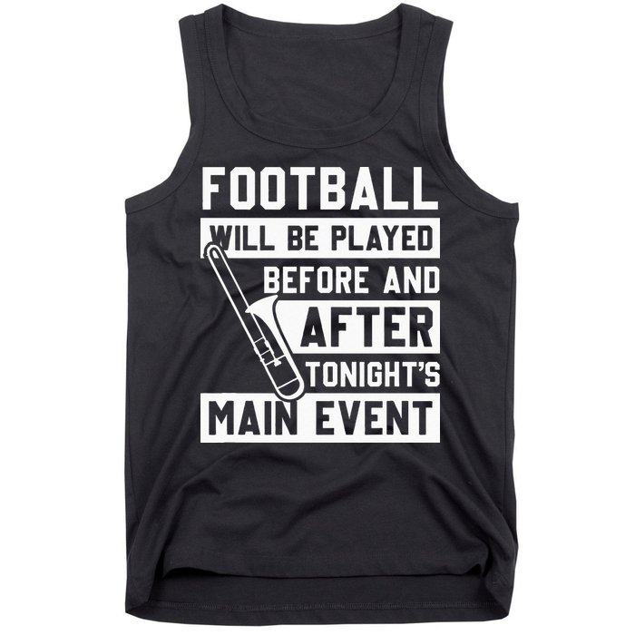 Funny Trombone Player Marching Band Tank Top