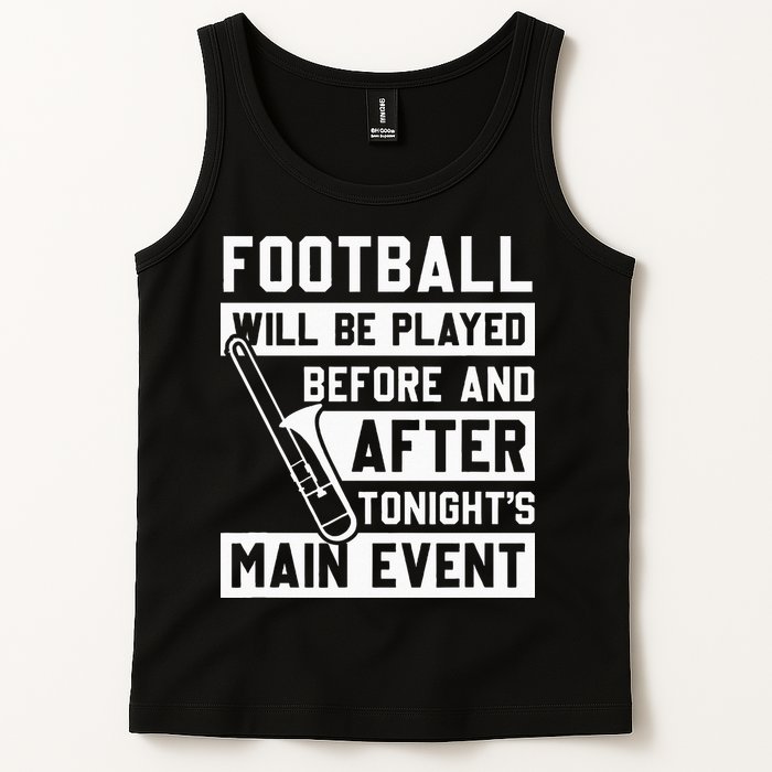 Funny Trombone Player Marching Band Tank Top