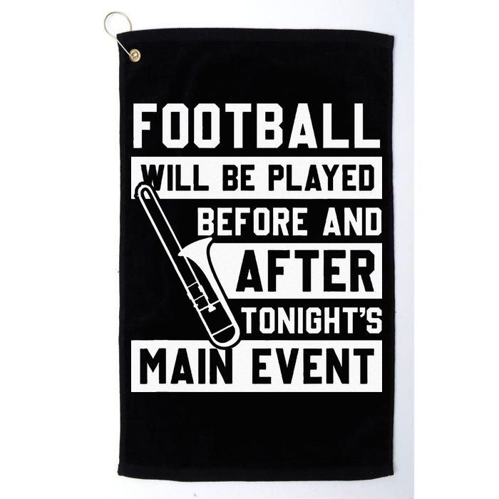Funny Trombone Player Marching Band Golf Towel