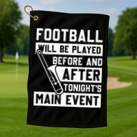Funny Trombone Player Marching Band Golf Towel