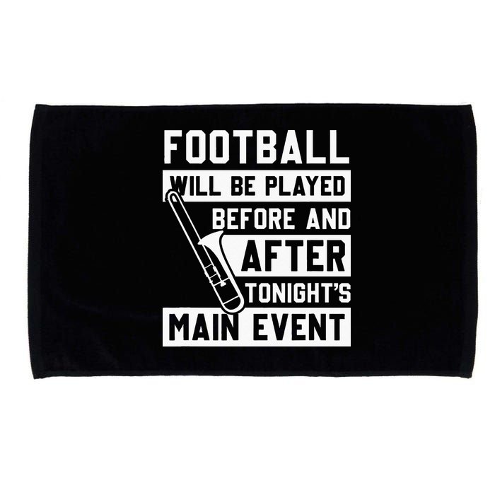 Funny Trombone Player Marching Band Microfiber Hand Towel