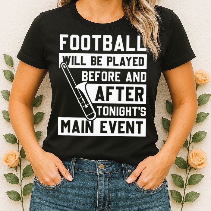 Funny Trombone Player Marching Band Womens T-Shirt