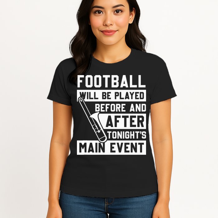 Funny Trombone Player Marching Band Womens T-Shirt
