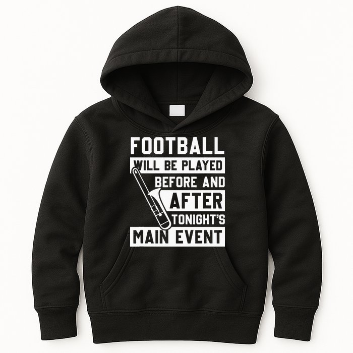 Funny Trombone Player Marching Band Kids Hoodie