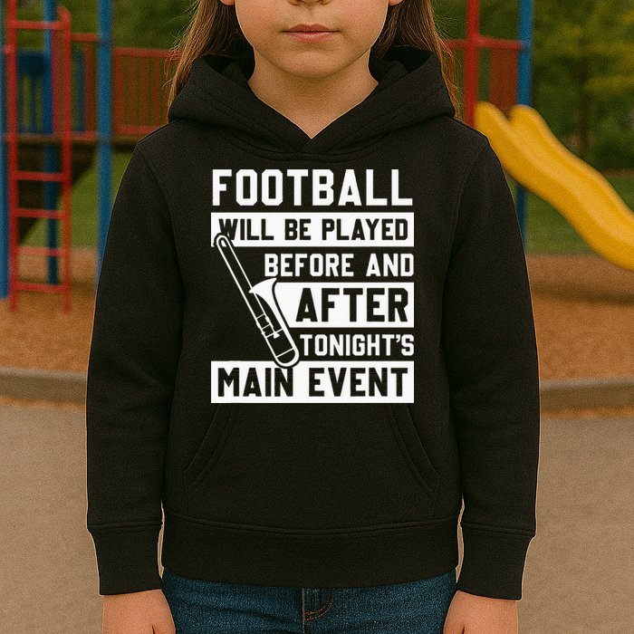 Funny Trombone Player Marching Band Kids Hoodie