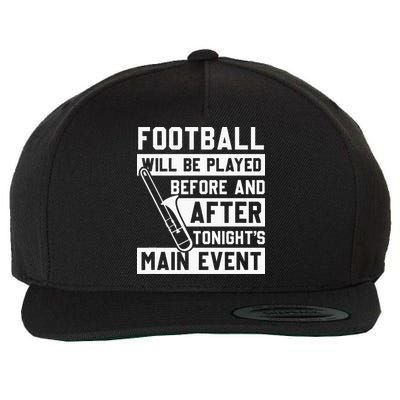 Funny Trombone Player Marching Band Wool Snapback Cap