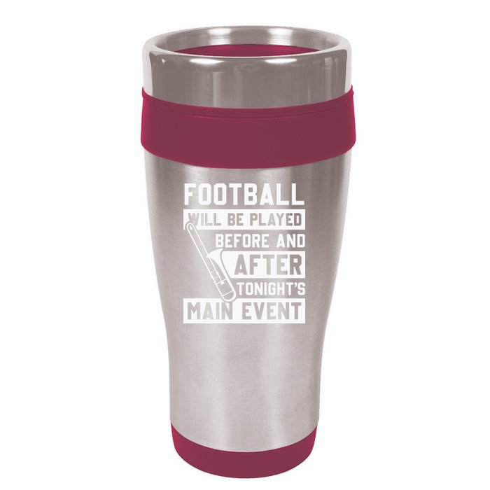 Funny Trombone Player Marching Band 16oz Travel Tumbler