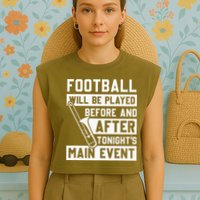 Funny Trombone Player Marching Band Garment-Dyed Women's Muscle Tee