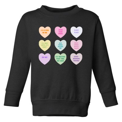 Funny Teachers Quote Cool Valentines Day For Teachers Couple Toddler Sweatshirt