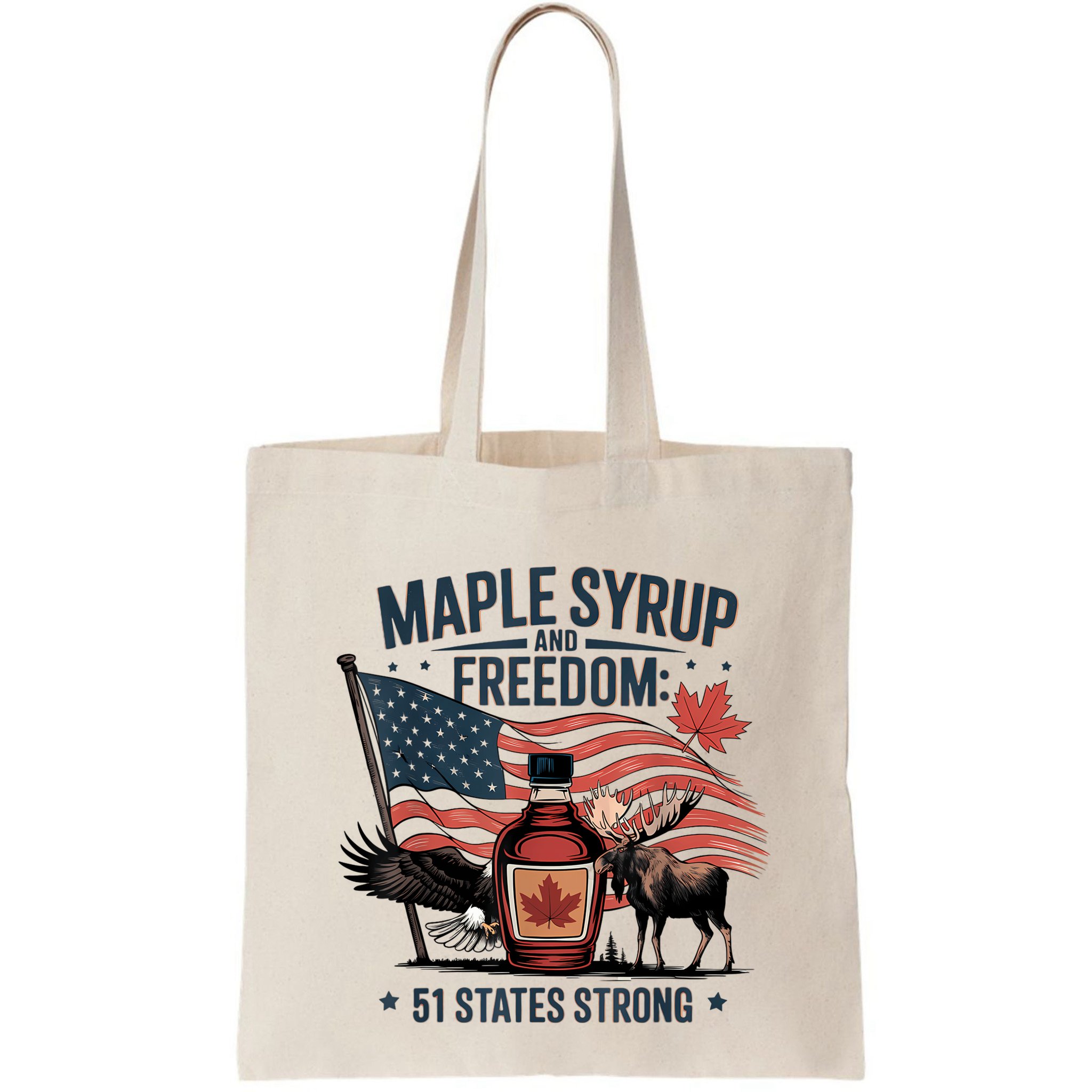 Funny Trump Quote Canada 51st State Of Usa Bag