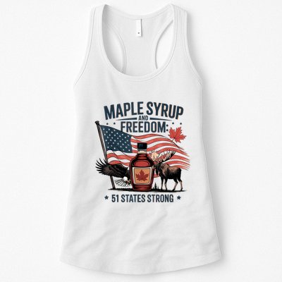 Funny Trump Quote Canada 51st State Of Usa Womens Tank Top