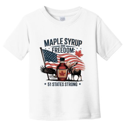 Funny Trump Quote Canada 51st State Of Usa Toddler T-Shirt