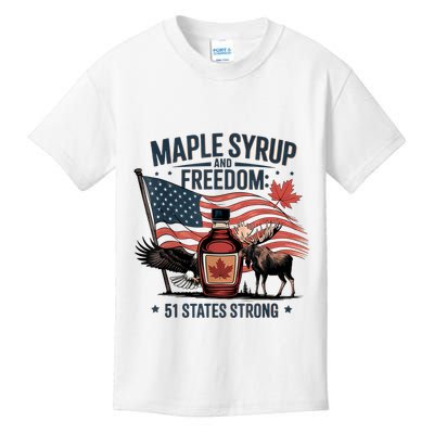 Funny Trump Quote Canada 51st State Of Usa Kids T-Shirt