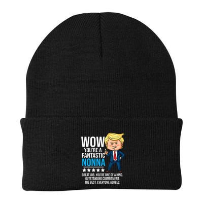 Funny Trump Quote Fantastic Nonna Grandmother Republican Beanie
