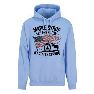 Funny Trump Quote Canada 51st State Of Usa Unisex Surf Hoodie