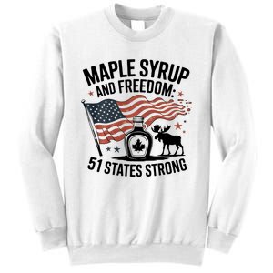 Funny Trump Quote Canada 51st State Of Usa Sweatshirt