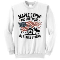 Funny Trump Quote Canada 51st State Of Usa Sweatshirt