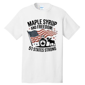 Funny Trump Quote Canada 51st State Of Usa Tall T-Shirt