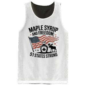 Funny Trump Quote Canada 51st State Of Usa Mesh Reversible Basketball Jersey Tank