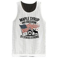 Funny Trump Quote Canada 51st State Of Usa Mesh Reversible Basketball Jersey Tank