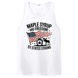 Funny Trump Quote Canada 51st State Of Usa PosiCharge Competitor Tank