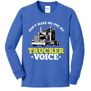 Funny Trucker Quote Semigreat Gifttrailer Big Rig Truck Driver Gift Kids Long Sleeve Shirt