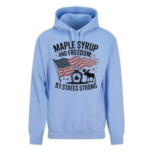 Funny Trump Quote Canada 51st State Of Usa Unisex Surf Hoodie