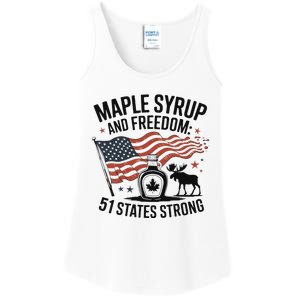 Funny Trump Quote Canada 51st State Of Usa Ladies Essential Tank