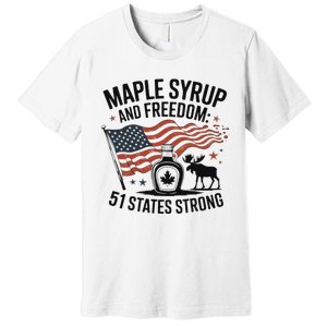 Funny Trump Quote Canada 51st State Of Usa Premium T-Shirt