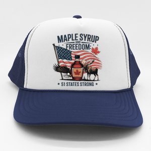 Funny Trump Quote Canada 51st State Of Usa Trucker Hat