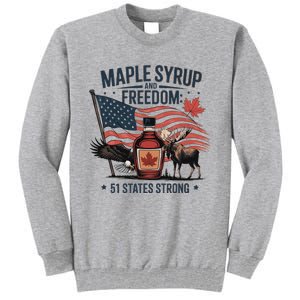 Funny Trump Quote Canada 51st State Of Usa Tall Sweatshirt