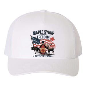 Funny Trump Quote Canada 51st State Of Usa Yupoong Adult 5-Panel Trucker Hat