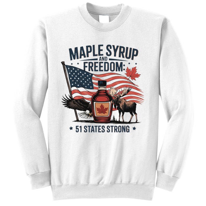 Funny Trump Quote Canada 51st State Of Usa Sweatshirt