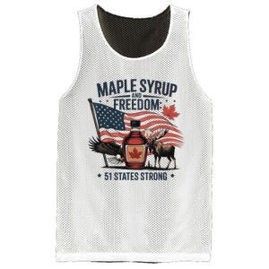 Funny Trump Quote Canada 51st State Of Usa Mesh Reversible Basketball Jersey Tank