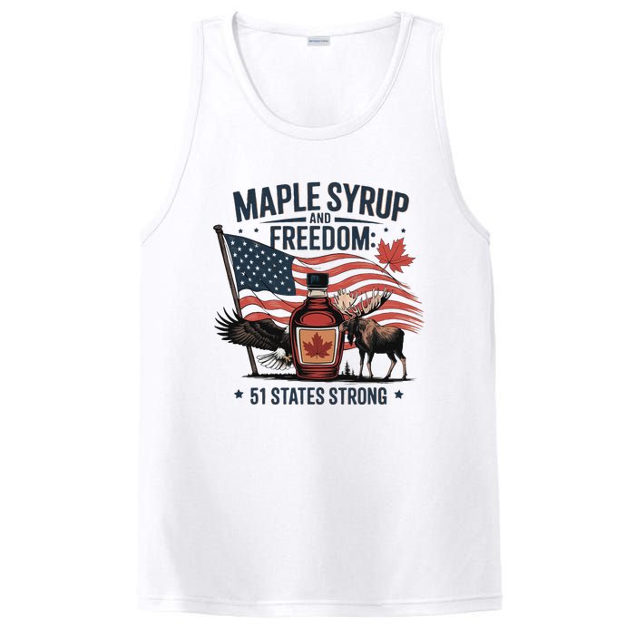 Funny Trump Quote Canada 51st State Of Usa PosiCharge Competitor Tank