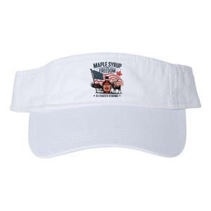 Funny Trump Quote Canada 51st State Of Usa Valucap Bio-Washed Visor