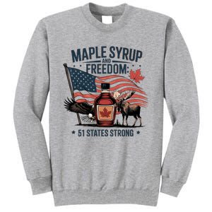 Funny Trump Quote Canada 51st State Of Usa Tall Sweatshirt