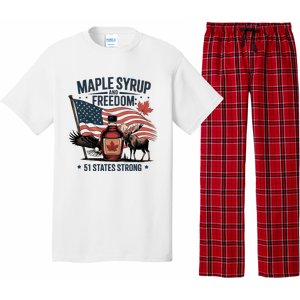 Funny Trump Quote Canada 51st State Of Usa Pajama Set