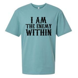 Funny Trump Quote I Am The Enemy Within Cool Trump Sueded Cloud Jersey T-Shirt