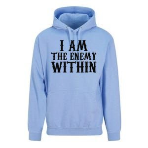 Funny Trump Quote I Am The Enemy Within Cool Trump Unisex Surf Hoodie