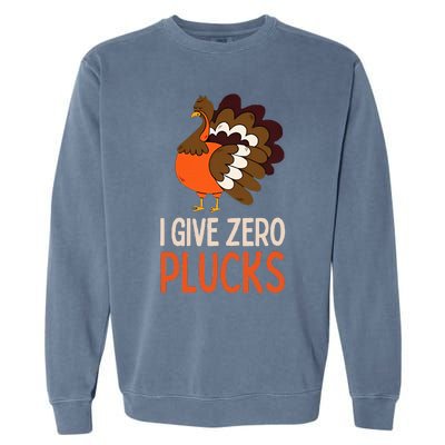 Funny Thanksgiving Quotes for Turkey Lovers Garment-Dyed Sweatshirt