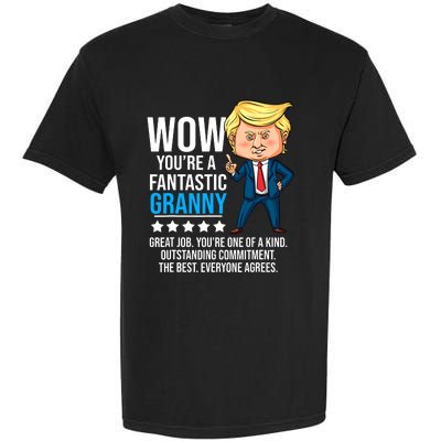 Funny Trump Quote Fantastic Granny Grandmother Garment-Dyed Heavyweight T-Shirt