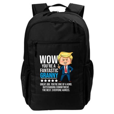 Funny Trump Quote Fantastic Granny Grandmother Backpack